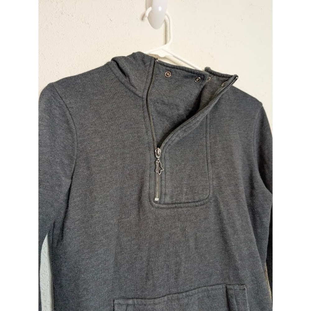 Fox Racing Hoodie Womens Small Gray Spell out Hooded‎ Sweatshirt Pullover Fleece - Picture 6 of 6